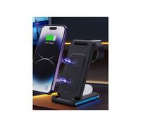 Cargador inalámbrico multifunción 3 en 1 universal para Apple, teléfono móvil, reloj, auriculares, carga inalámbrica