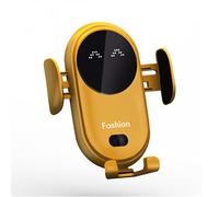 Cargador inalámbrico para coche de 15 W, Qi, rápido, con sujeción automática, para iPhone 13, 11, XS y X