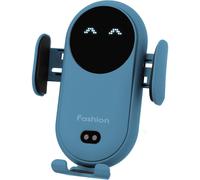 Cargador inalámbrico para coche de 15 W, Qi, rápido, con sujeción automática, para iPhone 13, 11, XS y X