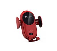 Cargador inalámbrico para coche de 15 W, Qi, rápido, con sujeción automática, para iPhone 13, 11, XS y X
