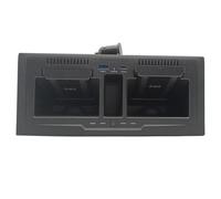 Cargador inalámbrico para coche de 15 W, soporte para teléfono en la consola central, placa de carga