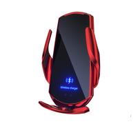 Cargador inalámbrico para coche, montaje por inducción eléctrica automotriz, color rojo no específico