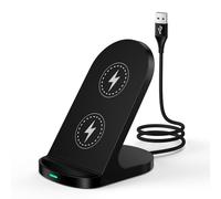 Cargador inalámbrico para teléfono compatible con Motorola Edge, Edge+, Plus 2026 2025 2024 2023, Moto G Power, G Stylus 5G 2026 2025 2024, Razr Ultra, Razr+, estación de carga rápida de escritorio de