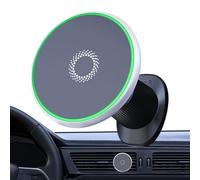Cargador Inalámbrico para Teléfono de Automóvil - Clip Magnético De Carga Rápida 15W - Cargador con Soporte para Coche | para Vehículos Camiones Automóviles Hogar Oficina Rejilla De Aire