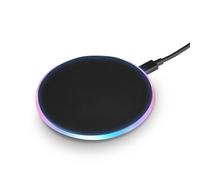 Perixx PERIPRO-713 Cargador inalámbrico - Modo de carga USB-C estándar de 5 W - Compatible con iPhone 16/16Plus/16Pro/16ProMax/15/15Pro/15Plus/14/13/12 - Notificación de carga LED