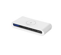 Cargador InaláMbrico PortáTil, Cargador InaláMbrico Multipuerto 4 en 1 Qc3.0 Cargador InaláMbrico Dual USB de Carga RáPida para Viajes en Casa
