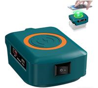 Cargador inalámbrico portátil compatible con la batería de iones de litio Bosch Professional de 18 V GBA, cargador rápido de 15 W para