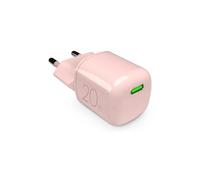 Cargador inalámbrico PURO USB-C 20W GaN Rosa
