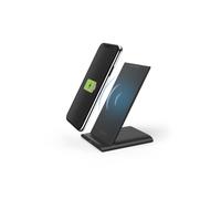 Cargador inalámbrico "QI-FC10S", 10 W, cargador sin cable para smartphone, negro