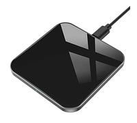 Cargador Inalámbrico Rápido AGPTEK 15W Qi Carga Inalámbrica iPhone 14/13/12/12 /11/Pro/Pro MAX/SE/XS/XR/X Samsung Galaxy S22/S22+/S21/S21+/S21/S10/S10e/S9（Sin Adaptador AC, Negro