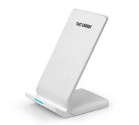 Cargador inalámbrico rápido con modo retrato, certificado Qi para iPhone 13, 12, 11, Samsung Galaxy S22, S21, último chip inteligente con