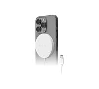 Cargador Inalámbrico - SBS - MAG 15W - Blanco - Compatible con MagSafe - Ajuste de potencia
