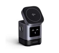 Cargador Inalámbrico Ugreen W709 Robot 2 en 1 Qi2 15W Negro