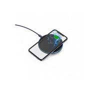 Cargador inalámbrico Urban Factory Powee 10W USB Negro Azul compacto