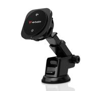 Cargador Inalámbrico Verbatim Charge 'n' Drive Qi2 para Coche USB Negro