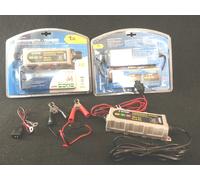 Cargador Inteligente 6/12V 0,55/1A Batería Scooter-Moto-Coche