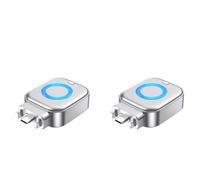 Cargador Inteligente de Apagado Automático Stop Charge, Pack de 2 con Capacidad de 140W, Protector de Carga con Corte Automático Tipo-C, Anticoque, Autoapaga, Separador de Carga Completa