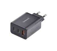 Cargador Intenso W65ACC GaN negro USB 65 W 1x USB-A, 2x USB-C negro interior GaN, USB Power Delivery (USB-PD)