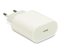 INTER TECH Cargador USB-C 20W Carga Rápida Blanco PD-1020