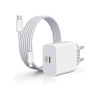 Cargador iPhone para iPhone 14 13 12 11 Pro Max Mini X XS Max XR 8 Plus, iPad Pro Air Mini, Cable USB C a Lightning 2M/ 6.6FT, 20W Cargado r Rápido USB Tipo C Certificado Apple MFI, Adaptador Rápida