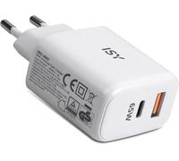 Cargador - ISY IWC 4065, 65W, Universal, Blanco.