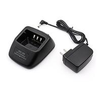 Cargador KSC-35S compatible con Kenwood TK-2200 TK-2207 TK-2300 TK-2302 TK-2307 TK-3200 TK-3202 TK-3207 TK-3400 TH-K20 TH-K20A TK-2000 TK-2000 TK. K-30000 Batería de radio TK-U100 KNB-45L KNB-63L KNB