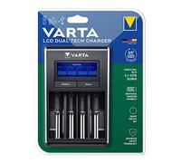 Cargador LCD Dual para Pilas Li-Ion y Ni-MH, Voltaje 100/240V, Ideal para Cargar y Mantener baterías Recargables.