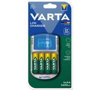 Cargador LCD Varta 4x AA 2600mAh, 12V Y USB