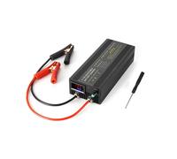 Cargador Lifepo4 de 60 A, Carga Rápida de Batería de Litio de 0 A 15 V para Automóvil, Adaptador de Alta Potencia de 12,6 V, Enchufe de la UE