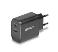 Cargador Lindy 73438 65W 2x USB-C Power Delivery 3.0