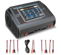 Cargador LiPo HTRC T240, Cargador de Batería RC para Lipo/Lilon/Life/LiHV/NiMH/NiCD/PB/Batería Inteligente, AC 150W DC 240W 10A Touch Control