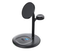 Cargador Magnético 3 En 1 Magscape Compatible Con Apple Watch IPhone Auricolares