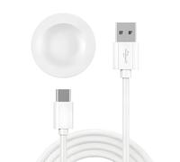 Cargador magnético compatible con Huawei Watch GT Series 2/3/4/5, Watch 3/4/Ultimate/D2, estación de carga portátil con cable USB A 1M, blanco, cargador de repuesto seguro