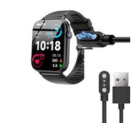 Cargador magnético Compatible con OUKITEL Reloj Inteligente V3-1,83 Pulgadas Cable Cargador magnético para SmartWatch USB Compatible con OUKITEL V3 SmartWatch (Negro)