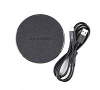 Cargador Magnético inalámbrico QI 15 W + Cable USB C negro