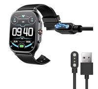 Cargador Magnético USB Compatible con OUKITEL Reloj Inteligente V7 Pro 1,91 Pulgadas- Incluye Cable de 3.3 Pies, Conexión Segura para OUKITEL V7 Pro SmartWatch (Negro)