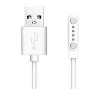 Cargador Magnético USB Compatible con PLAUD Note AI Recorder - Incluye Cable de 3.3 Pies, Conexión Segura para Plaud Note (Blanco)