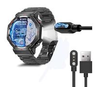 Cargador Magnético USB Compatible con Rmana KC91 SmartWatch 1,39 Pulgadas- Incluye Cable de 3.3 Pies, Conexión Segura para Rmana Smartwatch KC91 (Negro)