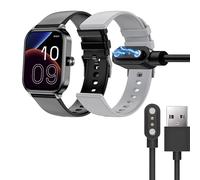 Cargador Magnético USB Compatible con SPC Smartee Duo 3 Smartwatch Reloj Inteligente 1,93” - Incluye Cable de 3.3 Pies, Conexión Segura para SPC Smartwatch (Negro)