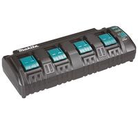 Cargador MAKITA Li-ion LXT DC18SF 14,4-18V cuádruple para carga estándar 196426-3