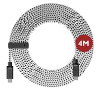 Cargador Mando PS5 de Carga Rápida Cable USB Tipo C 4 metros Lioncast para Sony PlayStation 5 | USB Cable Tipo C Mando Ps5 Dual Sense | Cable Cargador PS5 Nylon Trenzado