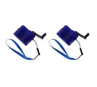 Cargador manual del teléfono del dínamo 2PCS generadores USB para emergencias y uso al aire libre, ligero y compacto