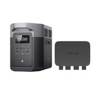 Cargador Mediante alternador EcoFlow de 800W, Cargador CC-CC rápido Tipo 3 en 1 para EcoFlow Delta 2 MAX, mantenedor de vehículo de batería y Dispositivo de Arranque, Carga 2kWh en 2,6 Horas