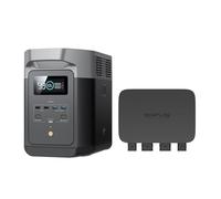Cargador Mediante alternador EF EcoFlow de 800W, Cargador CC-CC rápido Tipo 3 en 1 para EcoFlow Delta 2, mantenedor de vehículo de batería y Dispositivo de Arranque, Carga 1 kWh en 1,26 Horas