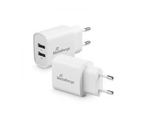 CARGADOR MEDIARANGE DUAL USB-A 12W