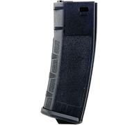 Cargador Mid-Cap de 120 Bolas de Capacidad para réplicas de Airsoft Tipo M4, AR15, M16, de polímero en Color Negro de la Marca Rossi