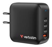 Cargador de Pared Universal Verbatim Mini GaN Wall Charger/ 3xUSB Tipo-C/ 1xUSB/ 165W