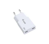 Cargador Móvil EQUIP 245524 Universal 2 Puertos USB-C 30W Power Delivery 3.0