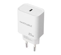 Cargador Nanocable 10.10.2005 USB-C PD 20W Blanco 1xUSB-C 9V Universal