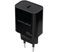 Nanocable - Cargador USB-C PD 20W, Negro